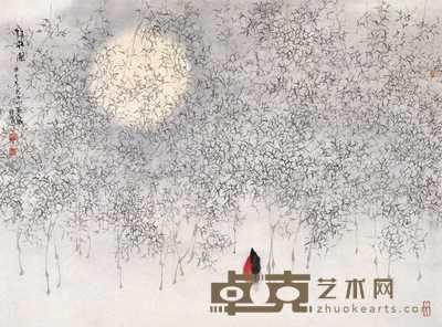 崔森茂 1990年作 竹林图 镜心 68.5×92.5cm